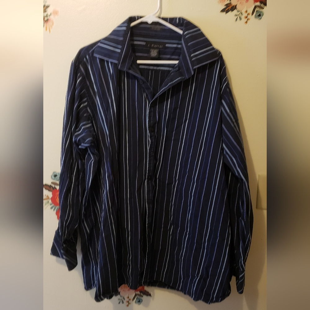 J.ferrar blue long sleeved shirt